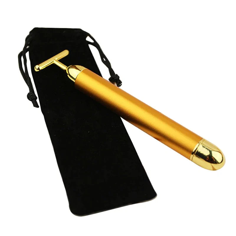 Gold Beauty Bar Facial Roller Massager